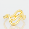 Curled Wave Band - Minted Jewellery