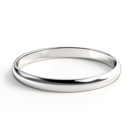 Sterling Silver D-Band Ring - Minted Jewellery