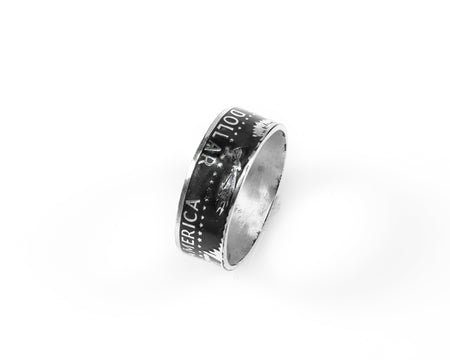 American "Kennedy" Half Dollar .900 Silver Coin Ring - Minted Jewellery