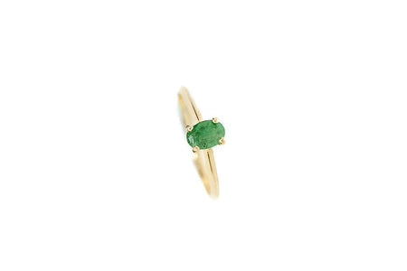 Emerald Oval Solitaire - Minted Jewellery