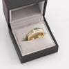 Mens Gold and Meteorite Ring - Minted Jewellery