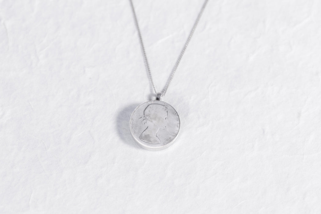 Open Silver Coin Diffuser Locket - Minted Jewellery