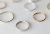 Silver Organic Stacking Ring Set - Minted Jewellery