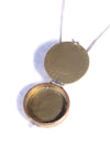 South African Brass Coin Locket Necklace - Minted Jewellery